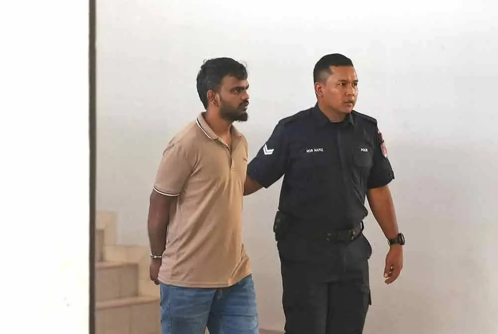 V Seorang pekerja kilang didakwa di Mahkamah Majistret di sini pada Rabu atas pertuduhan membunuh bapa mentuanya, bulan lalu.