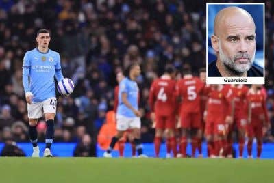 City ketinggalan 18 mata di belakang juara Liverpool.