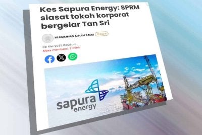 Sinar Harian melaporkan bahawa SPRM telah membuka kertas siasatan terhadap Tan Sri berhubung siasatan kes pengubahan wang haram membabitkan pemilikan saham Sapura Energy Berhad (SEB) bernilai lebih RM500 juta.