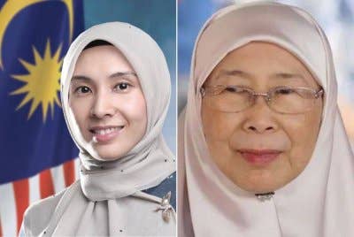 Nurul izzah dan Wan Azizah