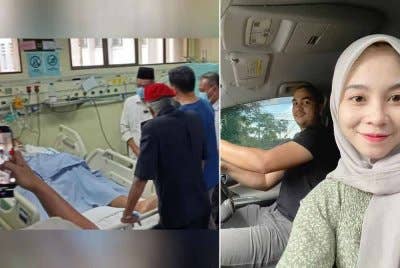Gambar Rasidah bersama suaminya, Koperal Syed Isfan Syed Mohammad. Foto: FB Rasidah Suhada Zulkifli