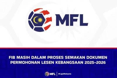 MFL masih dalam proses menyemak dokumen yang dihantar oleh pasukan.