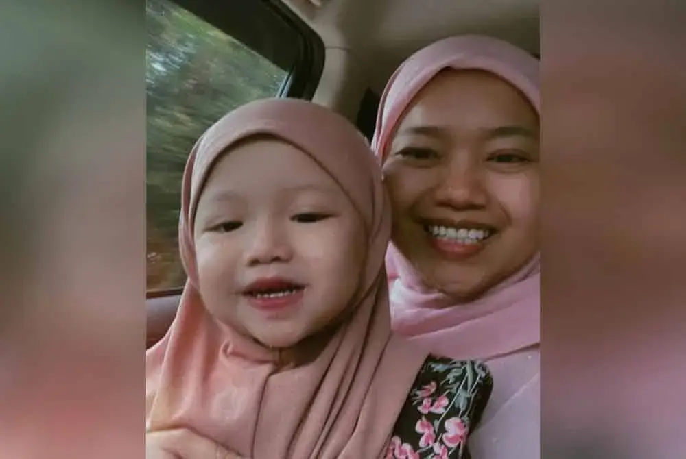 Nur Khayla Azzahra bersama Noreen.