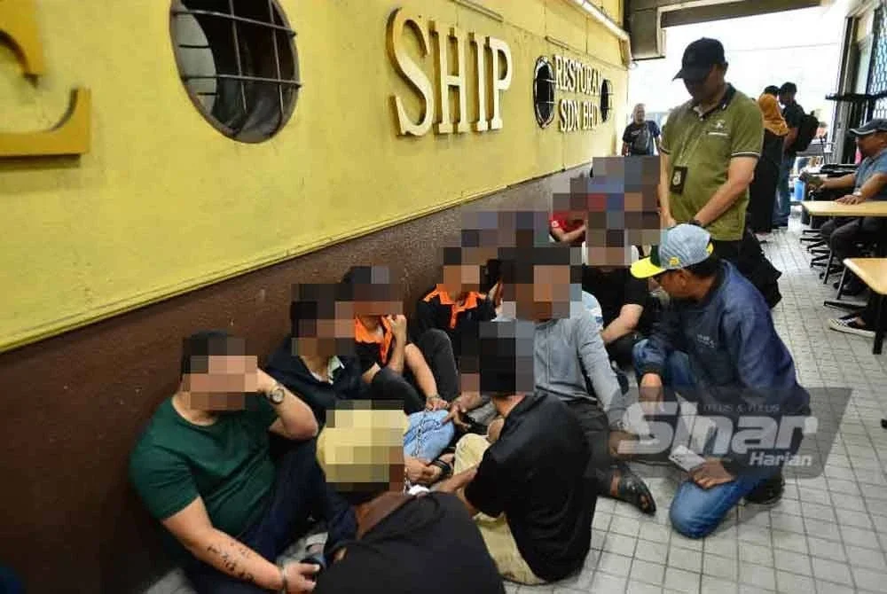 Antara kesalahan dikenal pasti ialah tiada dokumen pengenalan diri, tinggal lebih masa serta menyalahgunakan pas lawatan. - FOTO SINARHARIAN/ASRIL ASWANDI SHUKOR