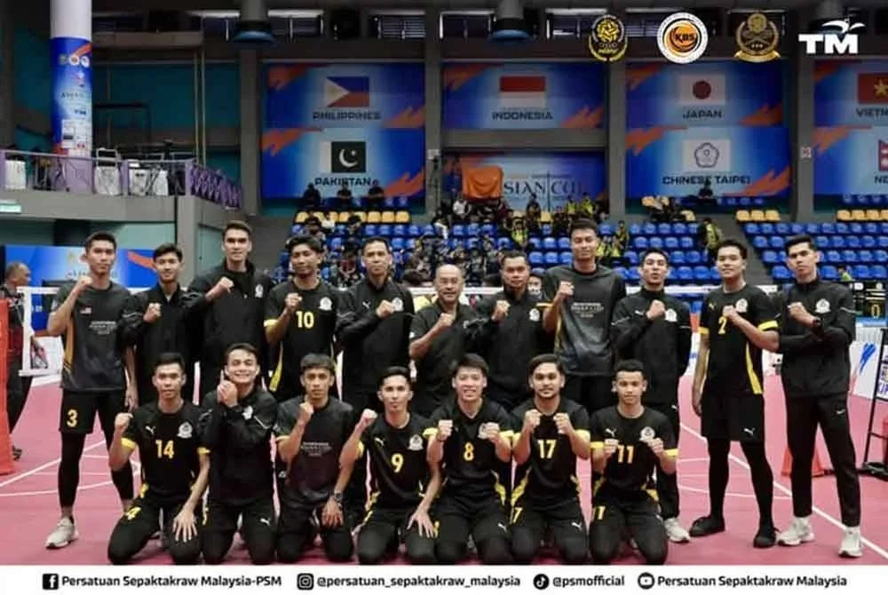 Malaysia menewaskan India bagi menempah aksi final menentang Thailand acara regu berpasukan Piala Asia pada Sabtu. Foto FB PSM