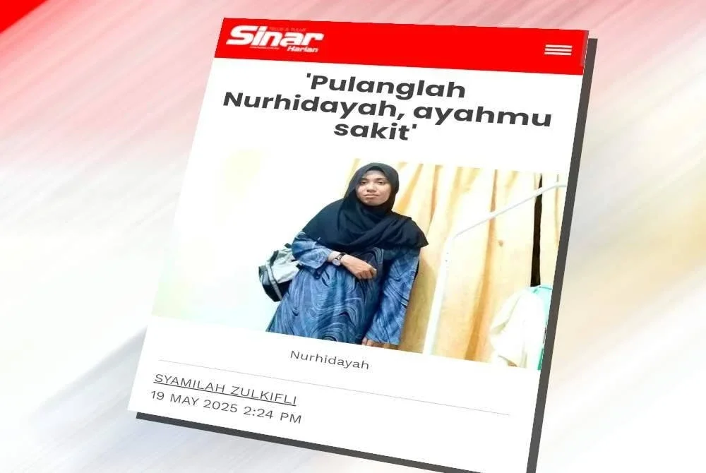 Laporan Sinar Harian pada Isnin.