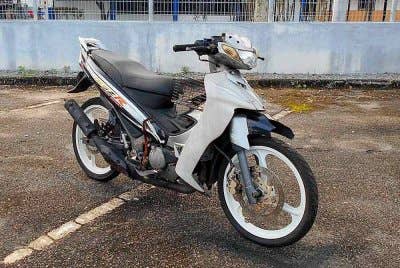 Motosikal Yamaha 125Z yang mendapat bidaan tertinggi.