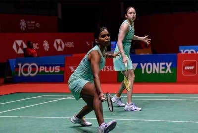 Pearly -Thinaah melangkah bergaya ke separuh akhir Malaysia Masters. Foto Badminton Association Malaysia