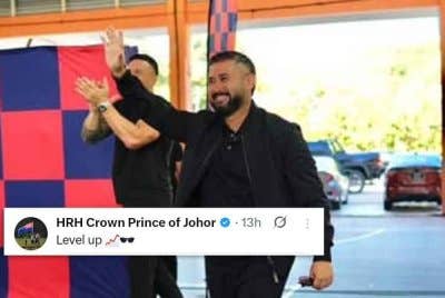 Catatan Tunku Mahkota Ismail menerusi laman X.