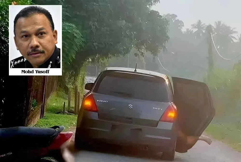 Klip video tular memaparkan kenderaan mangsa dihadang dan dia secara paksa dibawa menaiki Suzuki Swift berwarna kelabu.