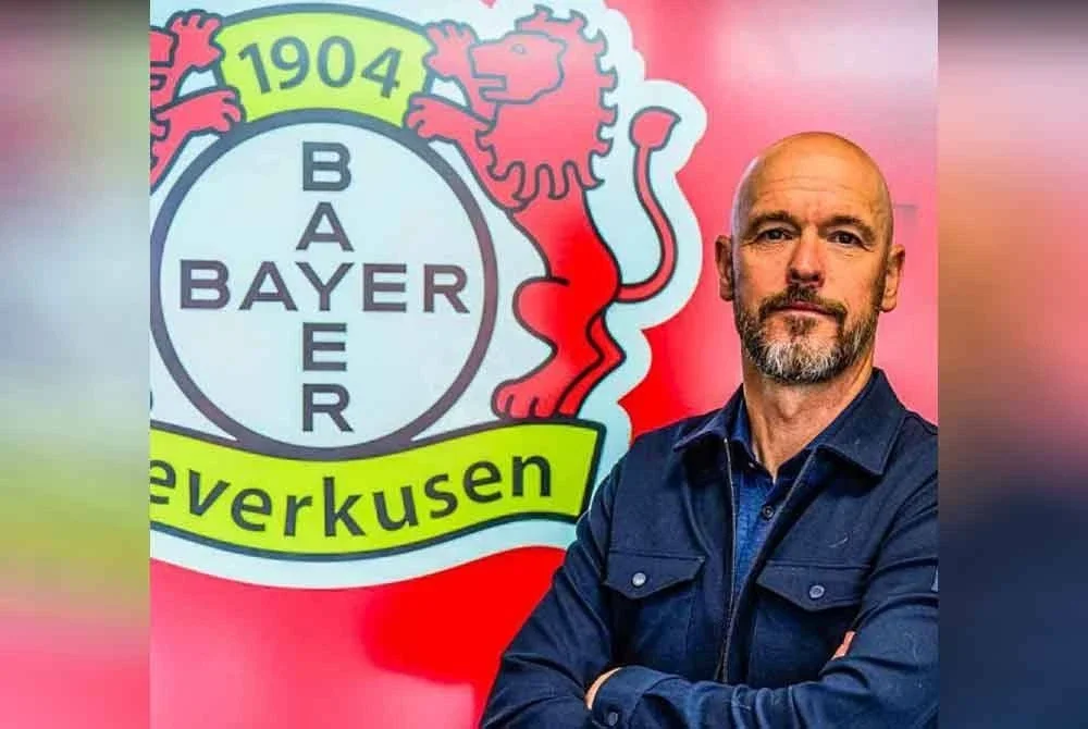 Erik ten Hag dilantik sebagai ketua jurulatih baharu Bayer Leverkusen.