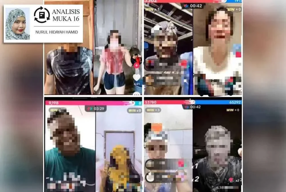 Fenomena PK Battle di TikTok semakin popular namun mengundang kelakuan tidak bermoral, buli siber dan tekanan emosi. Foto tular TikTok