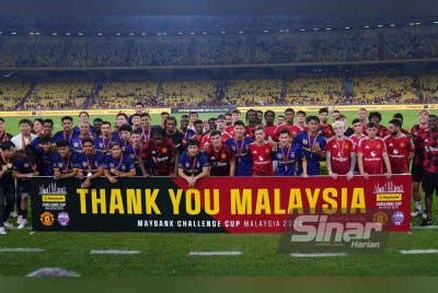 United akan menentang pasukan pilihan Hong Kong selepas aksi berdepan ASEAN All-Stars di Bukit Jalil. FOTO: SINAR HARIAN/MOHD HALIM ABDUL WAHID