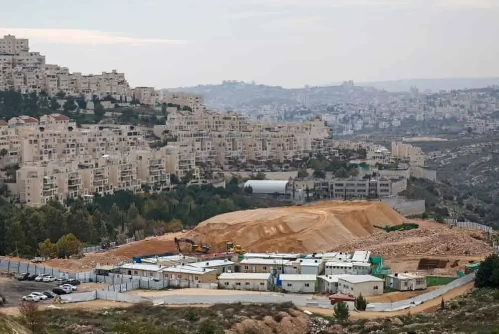 Projek peluasan penempatan haram Yahudi semakin meningkat sejak Netanyahu kembali berkuasa pada akhir 2022. Foto: AFP