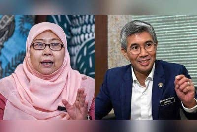 Fuziah (kiri), Tengku Zafrul