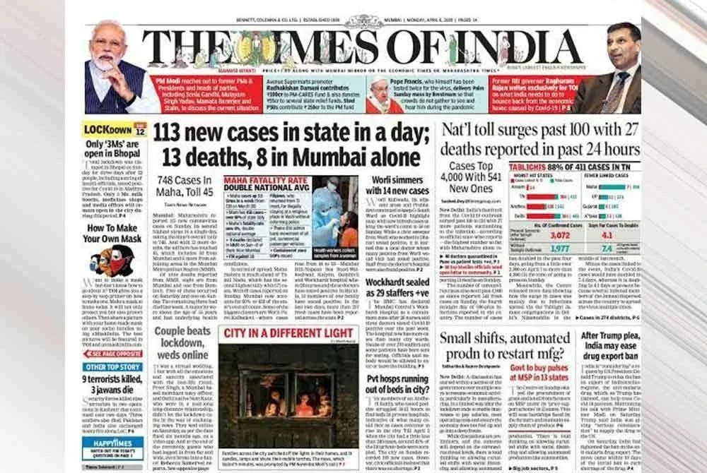 The Time Of India. - Agensi