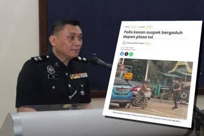 Jay January Siowou. (Laporan Sinar Harian berhubung polis mengesan suspek bergaduh depan plaza tol.)