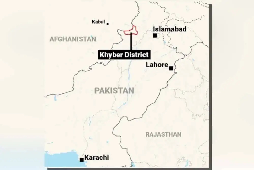Insiden tragik itu berlaku pada Jumaat lalu di daerah Khyber, Pakistan.