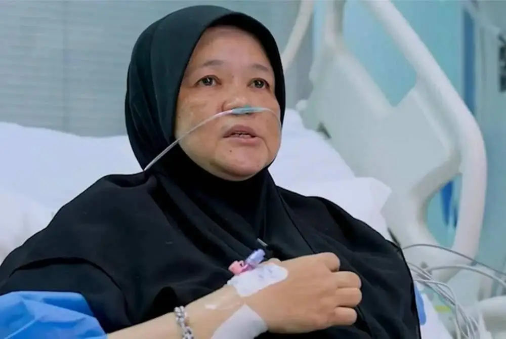 Zurina mengalami serangan jantung ketika menunaikan ibadah haji dan telah menerima rawatan di King Abdullah Medical City. Foto Awani