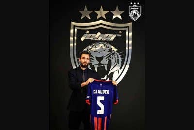 JDT umum Glauder sebagai rekrut pertama pasukan itu bagi menghadapi saingan musim hadapan. Foto Facebook JOHOR Southern Tigers