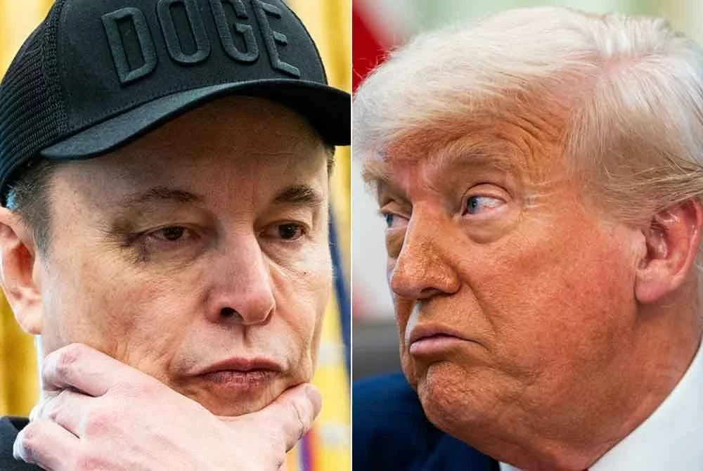 Elon Musk kecam rang undang-undang belanjawan Trump dengan menyifatkannya sebagai “menjijikkan”. Foto AFP