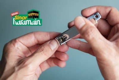 LARANGAN memotong kuku dan mencukur rambut serta bulu badan untuk sesiapa yang berniat mengerjakan korban tidak terpakai kepada jemaah haji. Foto Canva