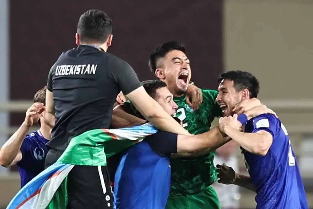 Uzbekistan ikat UAE untuk sahkan slot ke Piala Dunia 2026.