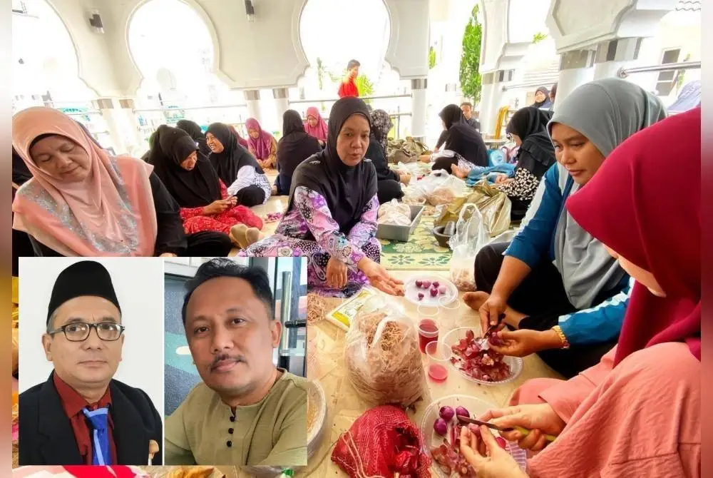 Golongan wanita bergotong-royong untuk memasak dan menyiapkan juadah. Gambar hiasan (Gambar kecil: Dr Nawi @ Mohd Nawi, Mohd Sulhie)