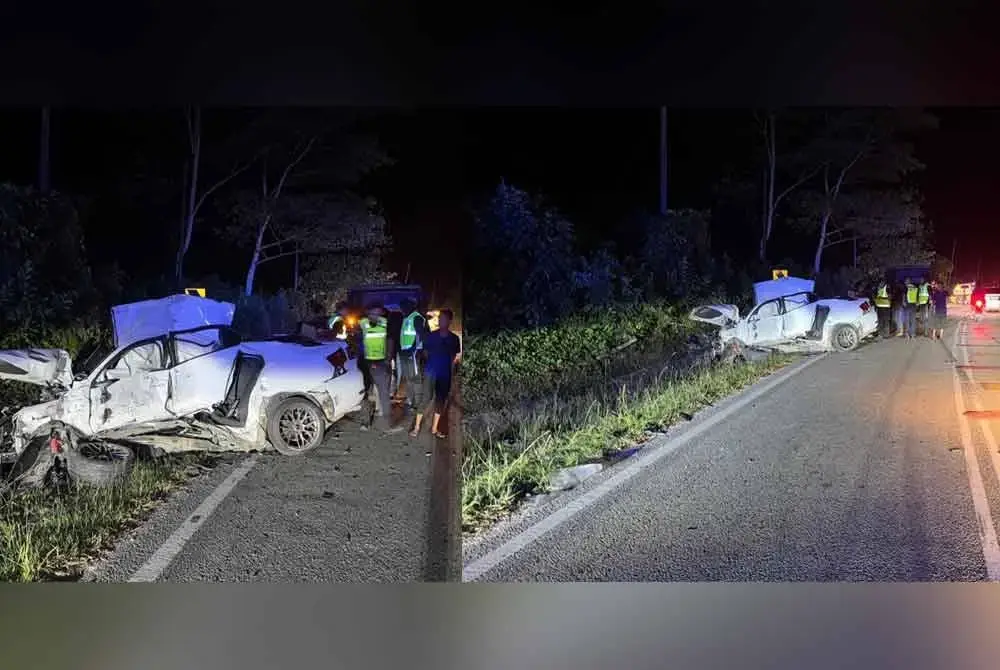 Seorang lelaki maut selepas kereta dipandunya bertembung treler dalam kemalangan empat kenderaan di Jalan Lipis–Merapoh.
