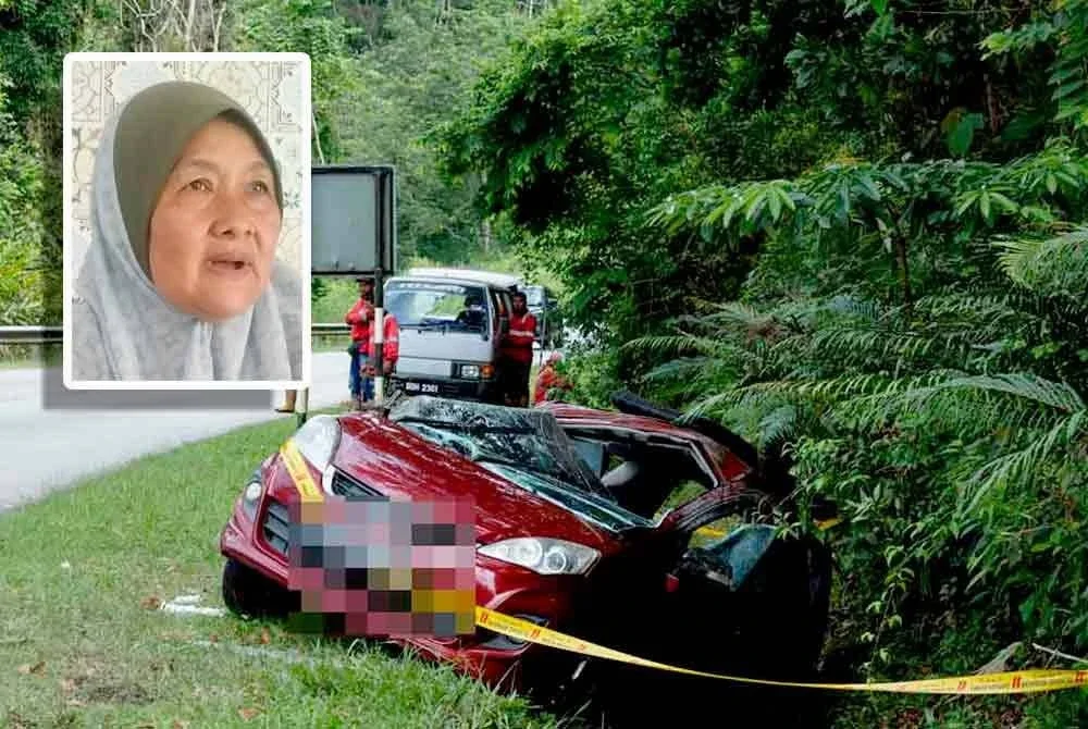 Norlian bersyukur apabila anak, menantu dan cucunya selamat dalam nahas yang membabitkan sebuah bas membawa pelajar UPSI di Gerik pada Isnin.