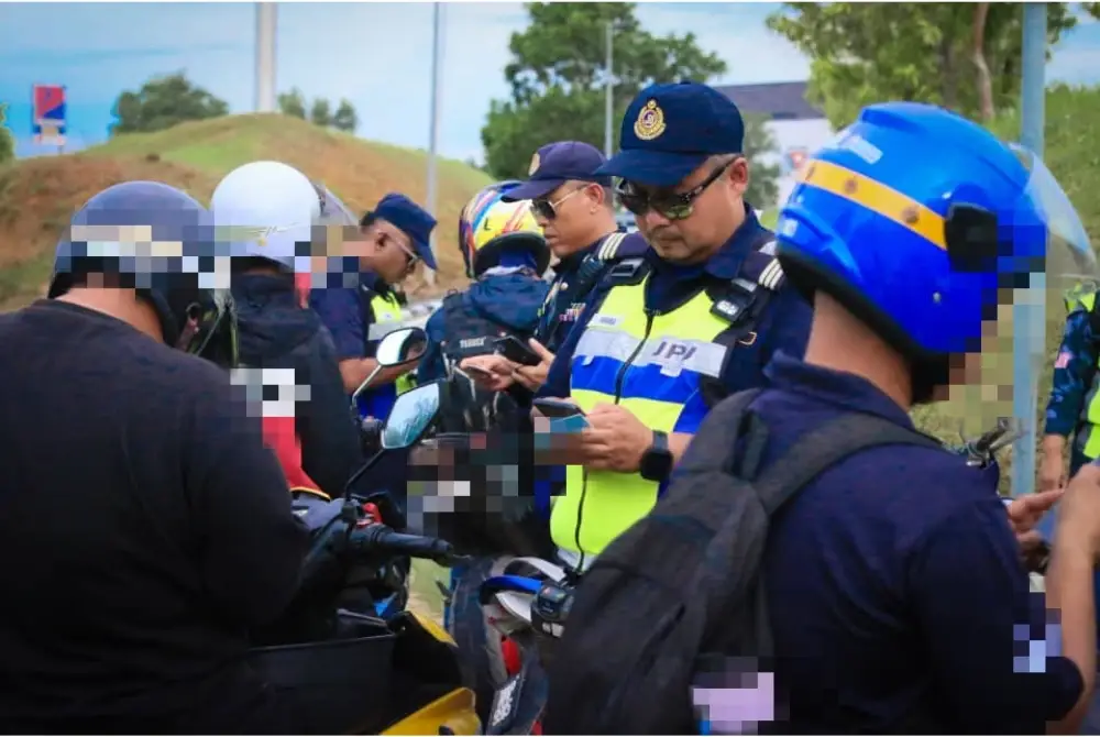 Sebanyak 45,395 kenderaan diperiksa dalam operasi khas sempena Hari Raya Aidiladha oleh JPJ Johor. Foto JPJ Johor