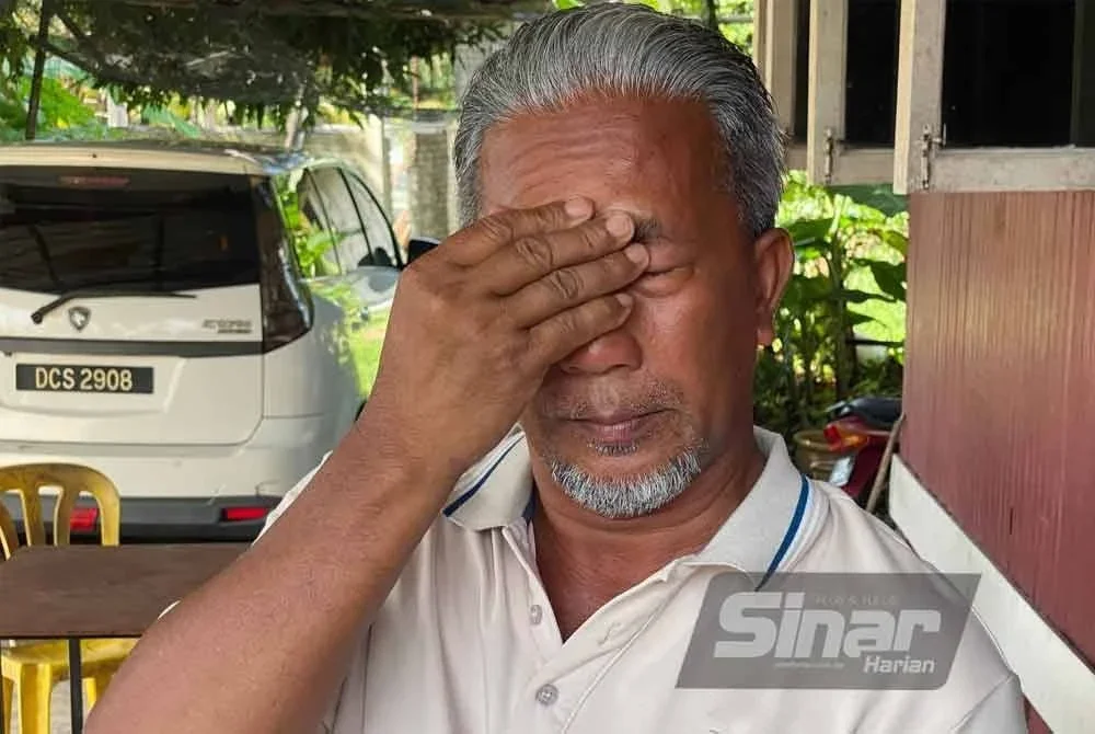 Halim menahan sebak apabila mengingat kembali kenangan bersama Muhammad Adib.