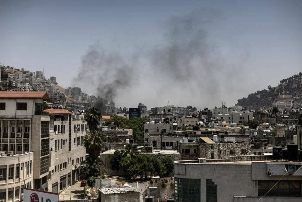 Israel memberi alasan operasi itu dilancarkan kononnya untuk mengekang keganasan. Foto AFP