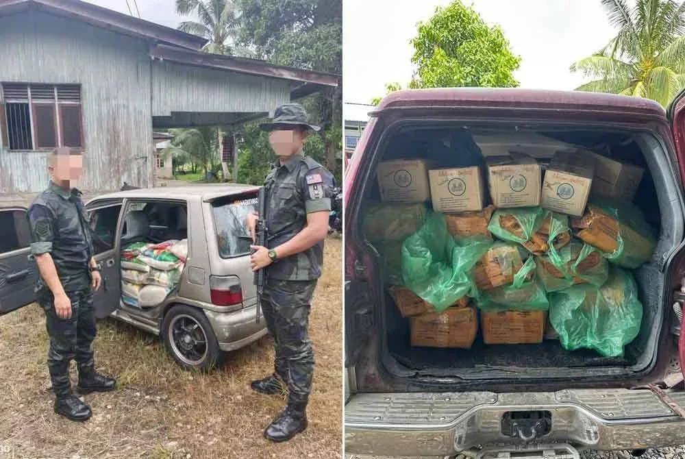 PGA merampas pelbagai jenis makanan sejuk beku termasuk ayam, beras Siam seludup dan kenderaan yang dianggarkan berjumlah RM64,600 dalam dua serbuan berasingan di Rantau Panjang serta Tumpat pada Selasa.