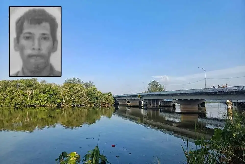 Lokasi Syed Alwi dikhuatiri lemas selepas mandi di Sungai Kuantan dekat Kampung Tanah Putih. - FOTO: SINAR HARIAN