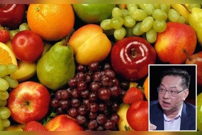 Perluasan pelaksanaan SST sebanyak lima peratus ke atas semua buah-buahan import yang dijadual berkuat kuasa mulai 1 Julai ini dibimbangi akan menjejaskan gaya hidup sihat rakyat Malaysia. (Gambar kecil: Jimmy Puah)