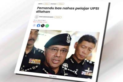 Laporan Sinar Harian.