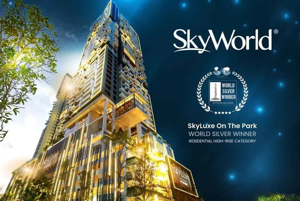 Projek pembangunan SkyLuxe On The Park Residences merangkul Anugerah Perak Dunia di FIABCI World Prix d’Excellence Awards 2025 bagi kecemerlangan dalam reka bentuk dan kualiti kediaman bertingkat tinggi.