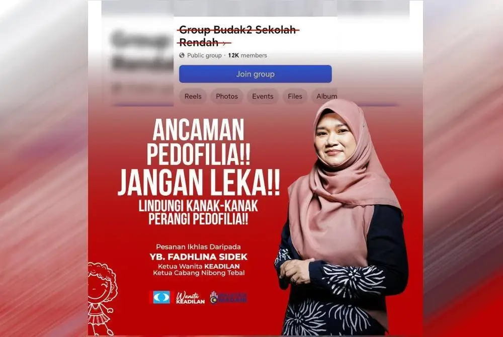 Fadhlina menggesa masyarakat berwaspada dan memerangi halaman media sosial yang memaparkan kandungan lucah dan tidak bermoral melibatkan kanak-kanak secara habis-habisan.