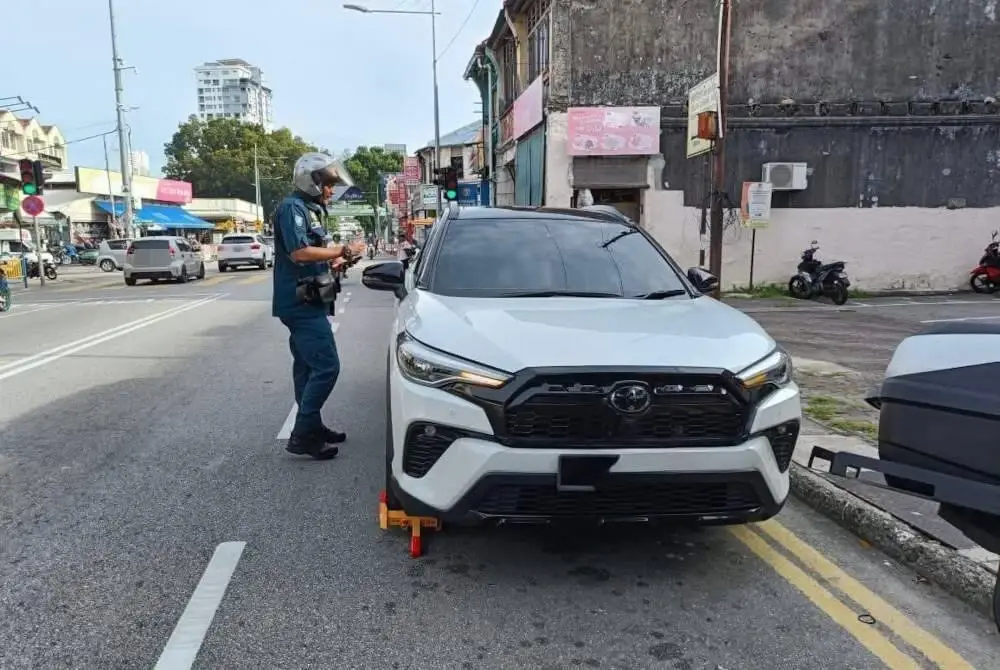 Zon Larangan Berhenti dikuatkuasakan oleh MBPP sejak 1 Jun lalu.