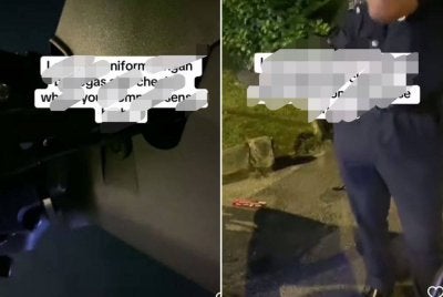 Tular rakaman video memaparkan perbualan seorang wanita dengan seorang individu didakwa anggota polis yang didakwa mengandungi unsur-unsur mengaibkan wanita terbabit.