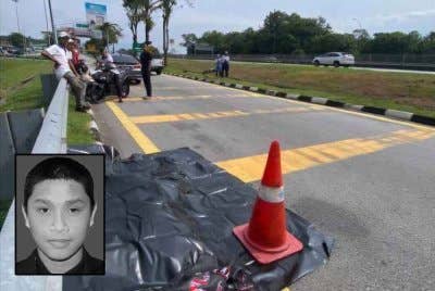 Pelajar UiTM Seri Iskandar, Muhammad Aqil Mohd Nazrul Hisham, maut selepas motosikal ditunggangnya terbabas di Kilometer 332.1 susur masuk Hentian Rehat dan Rawat (R&R) Tapah arah utara pada Isnin.