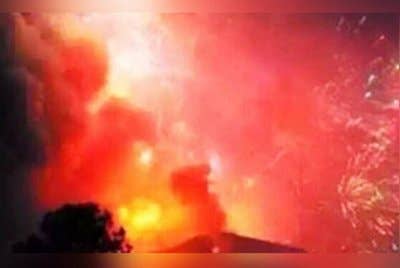 Letupan kilang mercun ini berlaku kira-kira pukul 8.23 pagi Isnin di Daerah Linli, Wilayah Hunan. Foto Agensi