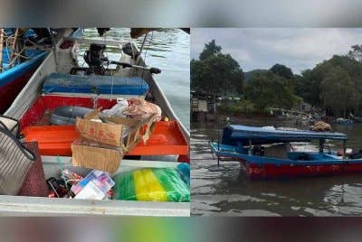 Bot yang ditahan disyaki membawa muatan dadah.