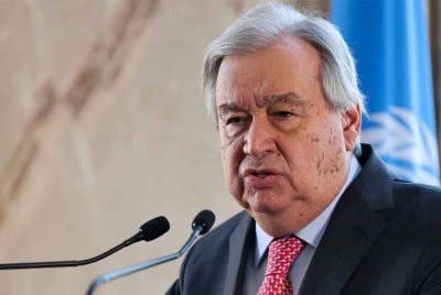 Antonio Guterres - Foto AFP