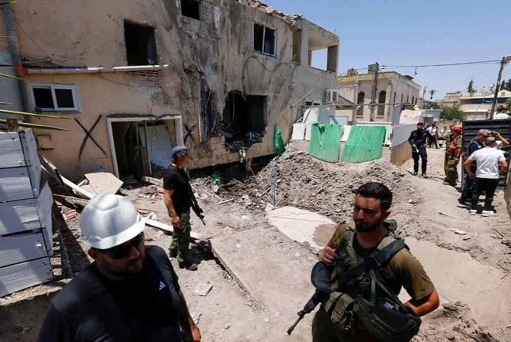 Permusuhan tercetus pada 13 Jun apabila Israel melancarkan serangan udara ke atas beberapa lokasi di seluruh Iran. Foto AFP