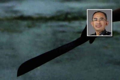 Mangsa cedera di kepala dan kaki. Gambar kecil: Abdul Malik