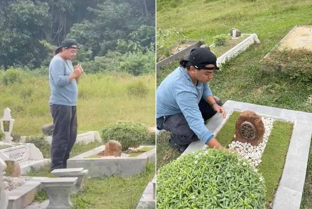 Sebuah video menyentuh hati memaparkan seorang pemuda OKU pekak dan bisu sedang menziarahi pusara ibunya tular di media sosial.