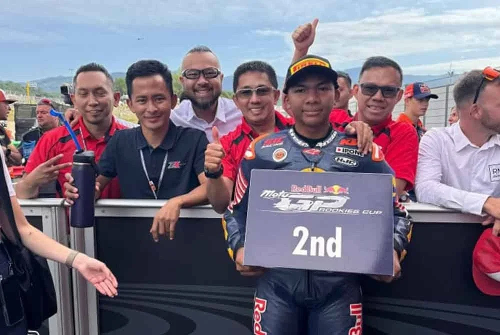 Hakim Danish mahu terus konsisten untuk berada di pentas podium. Foto Facebook Hakim Danish