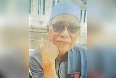 Mohd Rosli yang dilaporkan hilang pada Ahad.